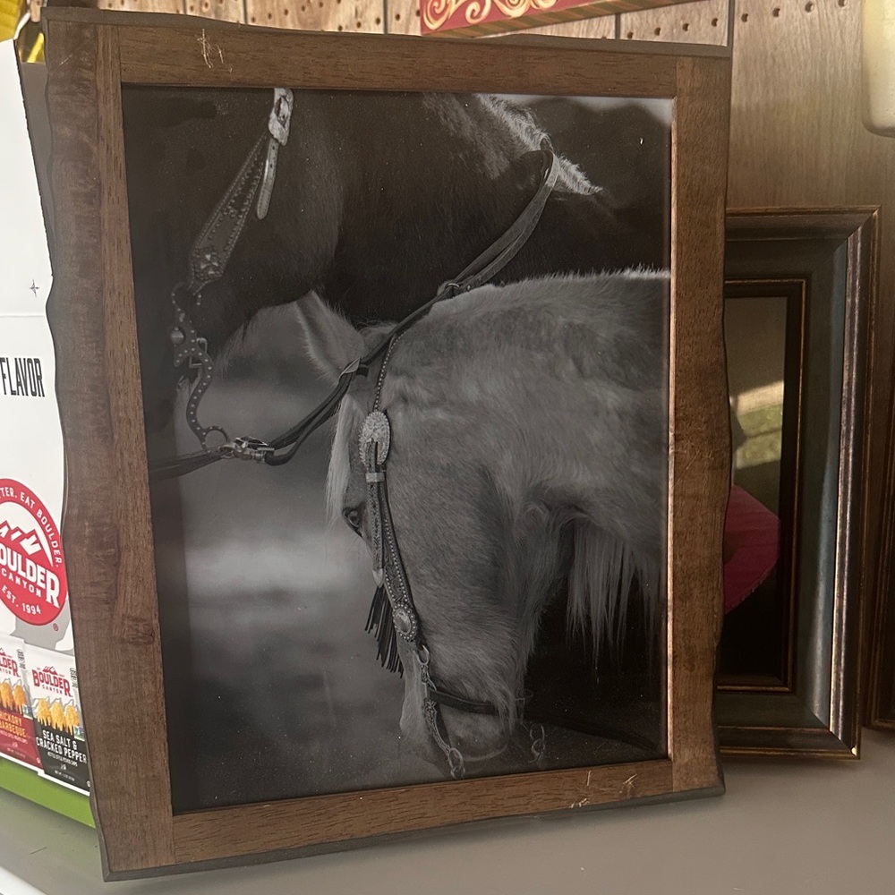 “Lean on Me” 11x14 in Brown Wooden Picture Frame